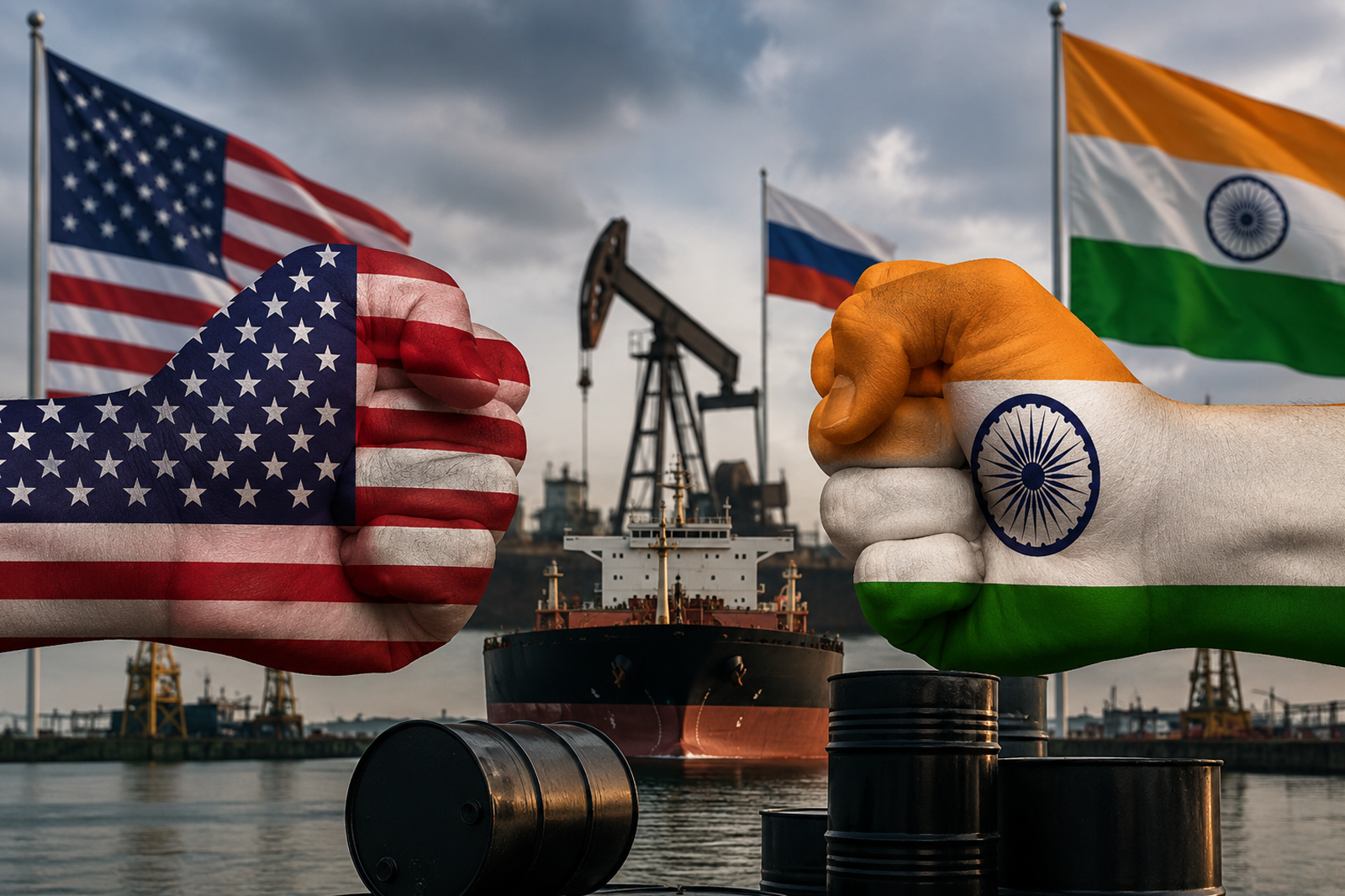 US Pressure Mounts as India Stands Firm on Russian Oil Imports